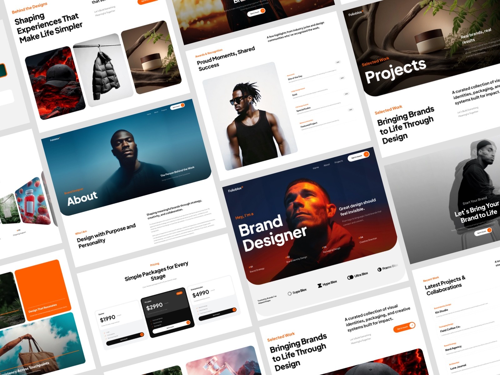 Folioblox - Free Portfolio Framer template
